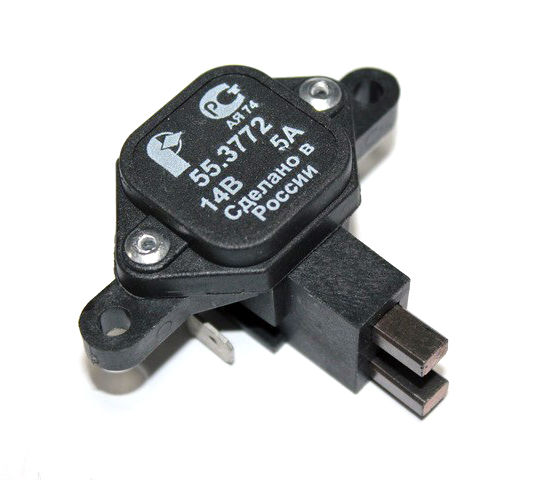 

Регулятор напряжения ВАЗ 2110 (ген.94.3701 и модиф.) 55.3772 (ан. 55.3702) (Пенза)