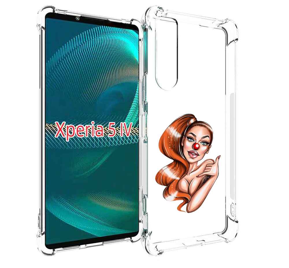 

Чехол MyPads девушка-клоун для Sony Xperia 5 IV (5-4), Прозрачный, Tocco
