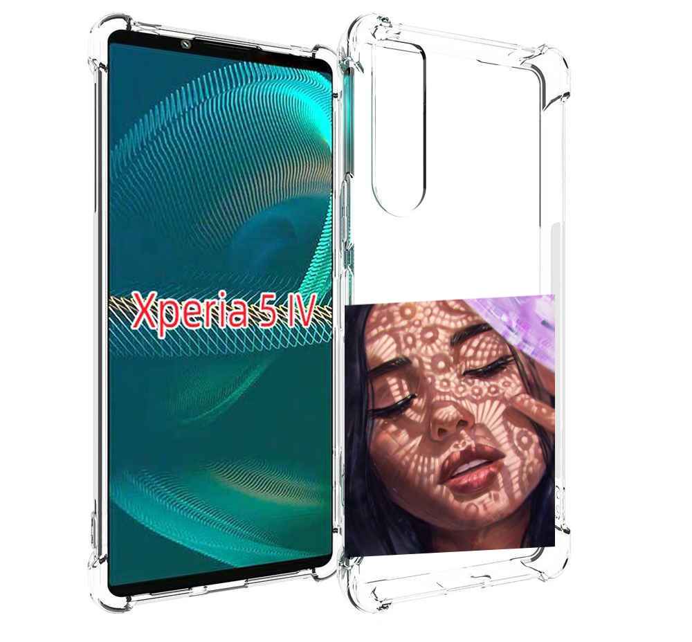 

Чехол MyPads девушка-под-кружевами женский для Sony Xperia 5 IV (5-4), Прозрачный, Tocco