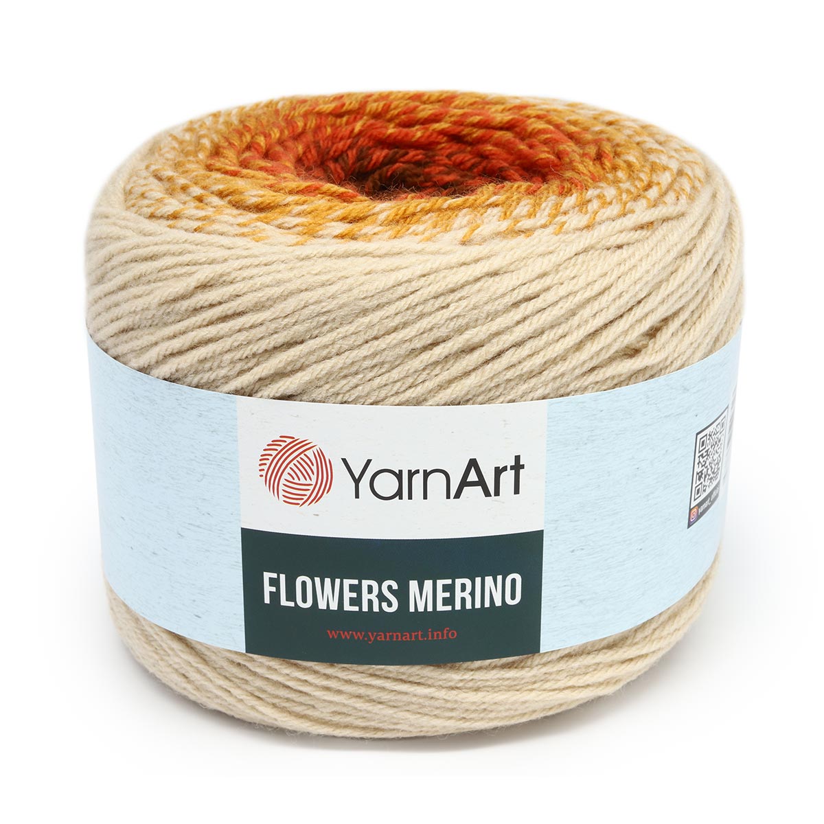 фото Пряжа yarnart 7731148_00004 flowers merino 542 секционный