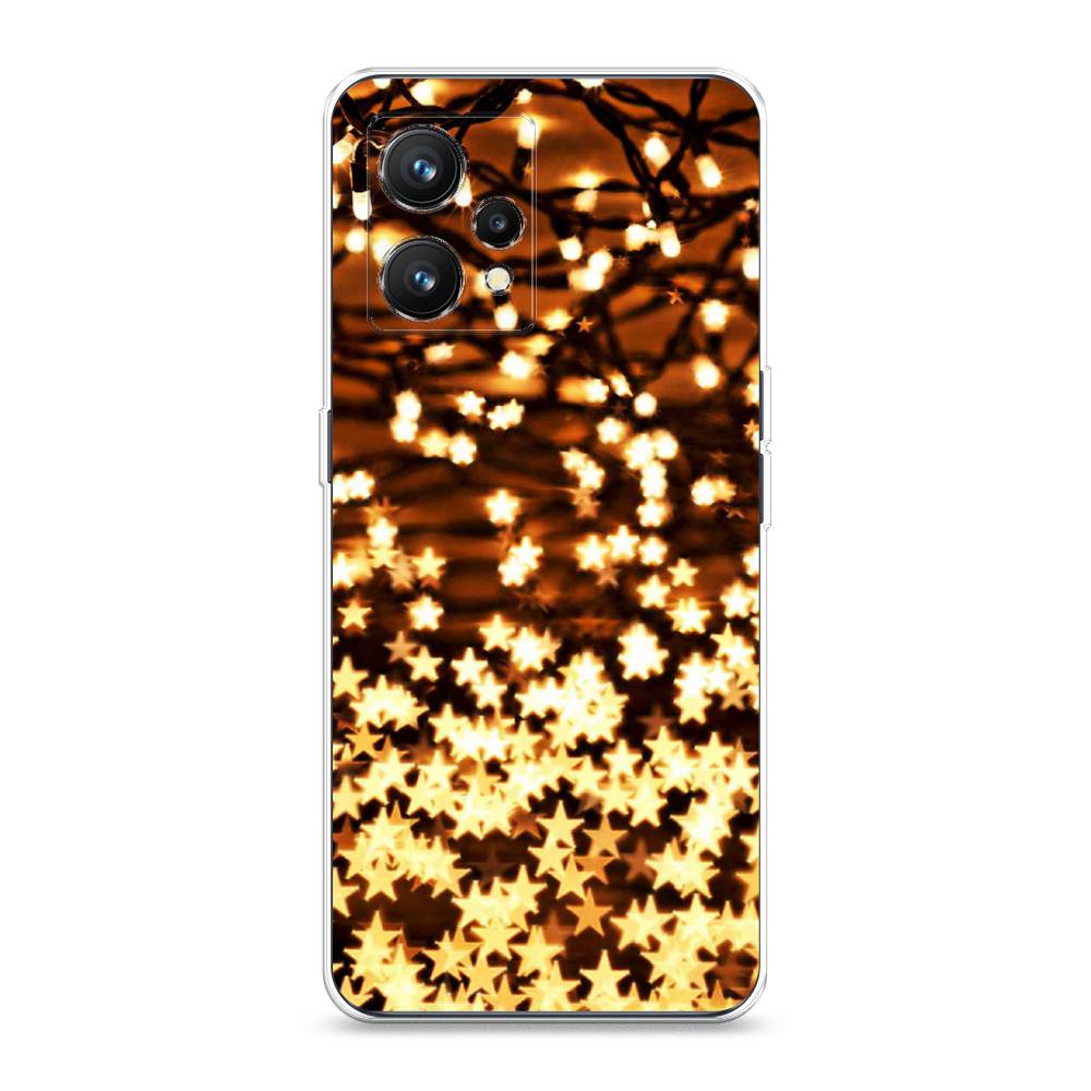 

Чехол на Realme 9 4G "Новогодняя гирлянда", Золотистый, 257250-5
