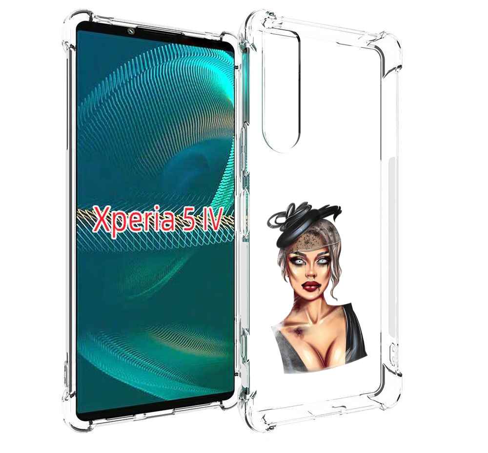

Чехол MyPads девушка-с-линзами для Sony Xperia 5 IV (5-4), Прозрачный, Tocco