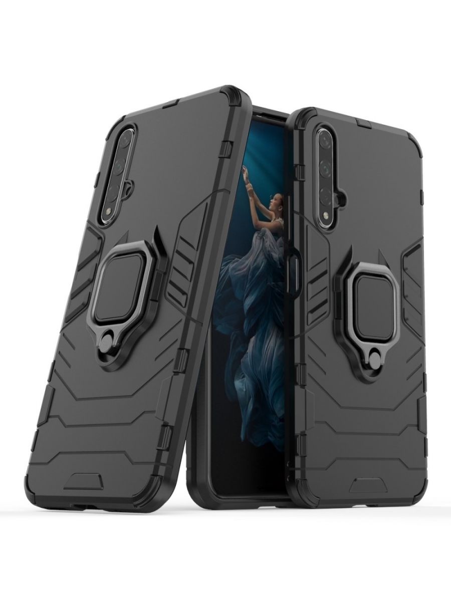 

Чехол Ring для смартфона Honor 20 черный