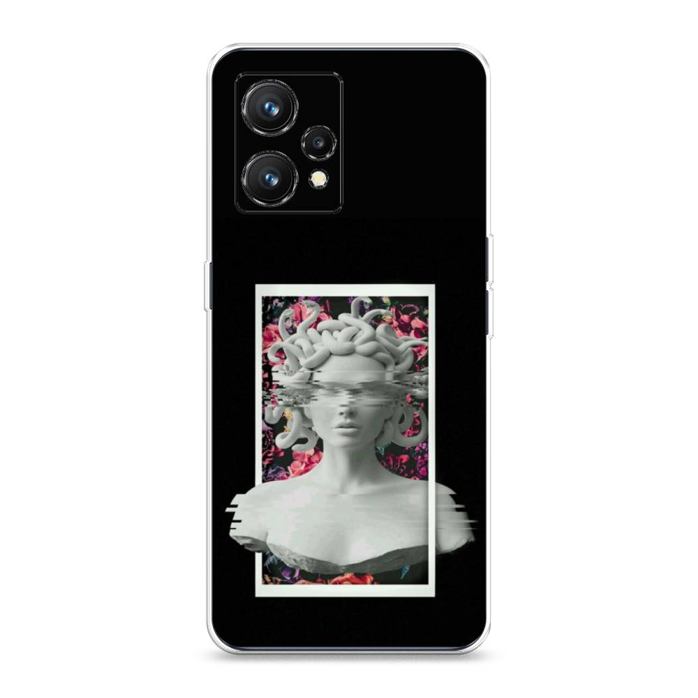 

Чехол на Realme 9 4G "Web Punk Медуза Горгона", Черный;серый, 257250-6