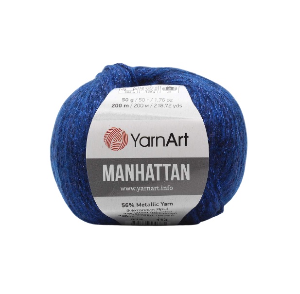 фото Пряжа yarnart 7731150_00005 manhattan 914 синий