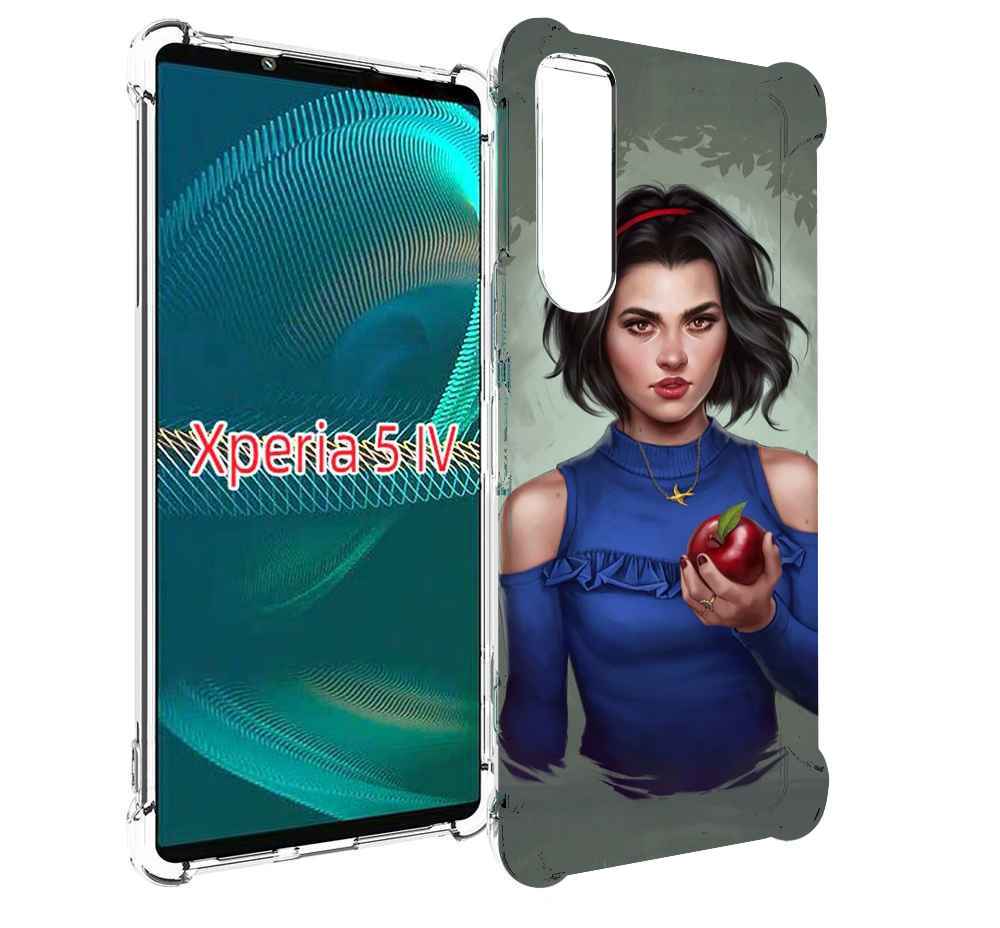 

Чехол MyPads девушка-с-яблоком женский для Sony Xperia 5 IV (5-4), Прозрачный, Tocco