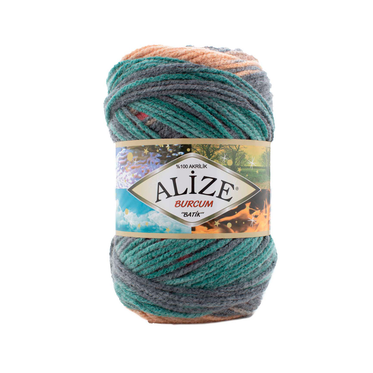 

Пряжа Alize 364118_00082 Burcum Batik 7399 секционный, Burcum Batik