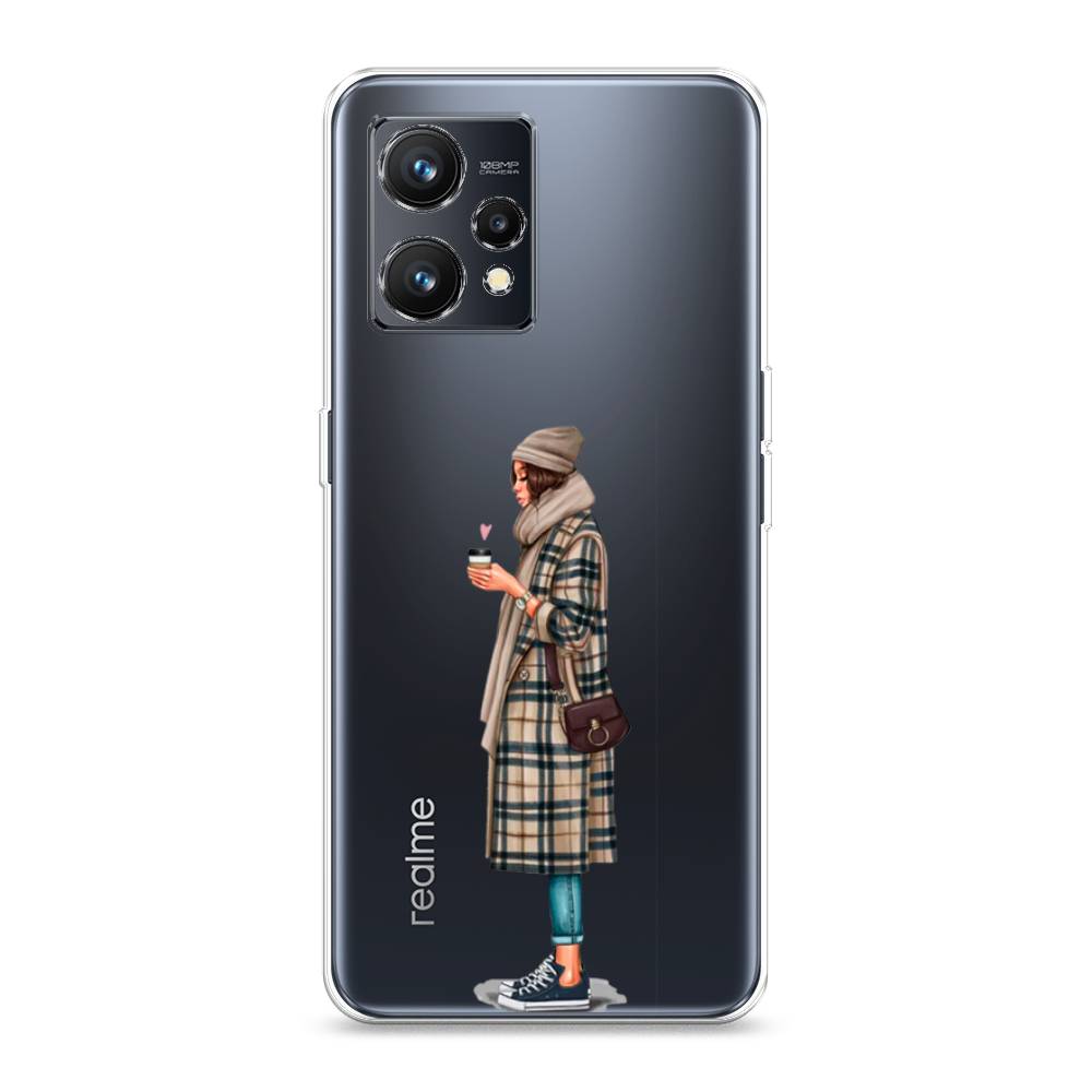 

Чехол на Realme 9 4G "Утренний кофе", Коричневый;бежевый, 257250-6