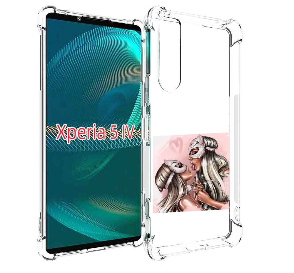 

Чехол MyPads девушки-поцелуй женский для Sony Xperia 5 IV (5-4), Прозрачный, Tocco