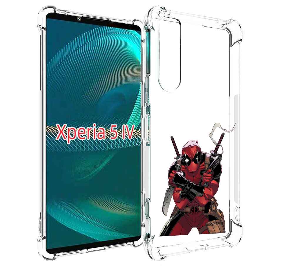 

Чехол MyPads дедпул-подмигивает для Sony Xperia 5 IV (5-4), Прозрачный, Tocco