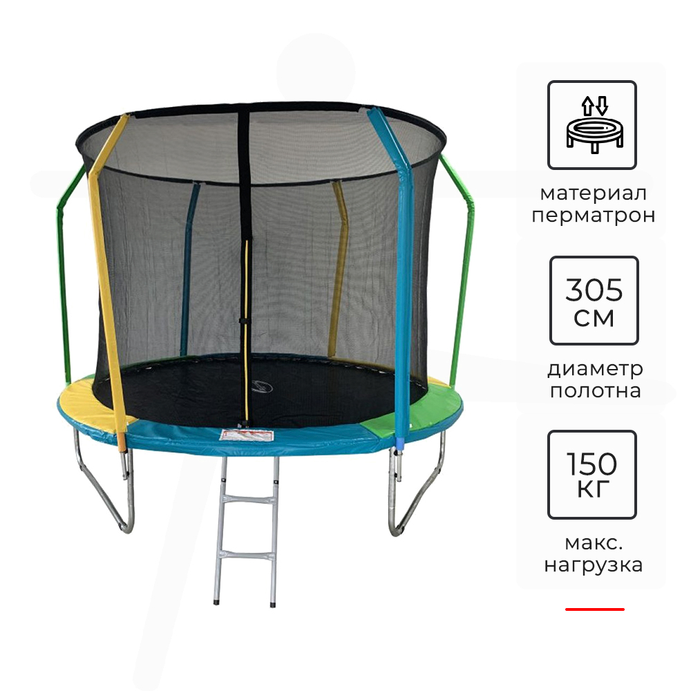 

Батут SportElite FLY 3,05 м с сеткой FR-60-10FT