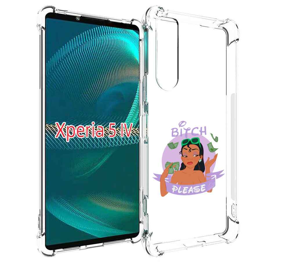 

Чехол MyPads деньги-пожалуйста женский для Sony Xperia 5 IV (5-4), Прозрачный, Tocco