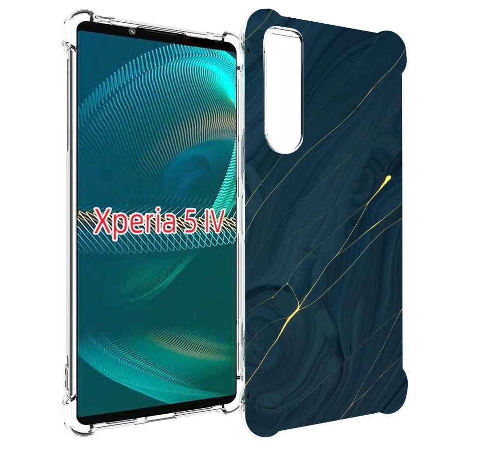 

Чехол MyPads дерево с золотыми трещинами для Sony Xperia 5 IV (5-4), Прозрачный, Tocco