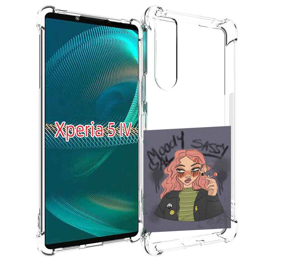 

Чехол MyPads дерзкое-настроение женский для Sony Xperia 5 IV (5-4), Прозрачный, Tocco