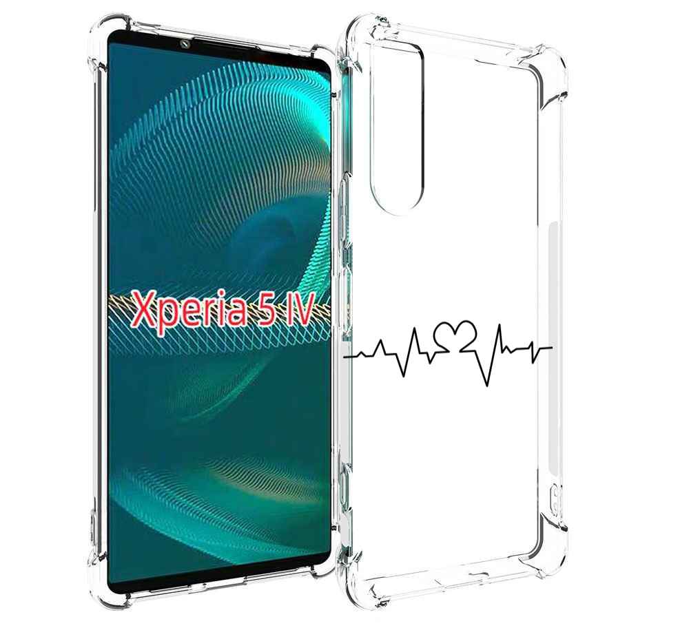 

Чехол MyPads диаграмма-любви для Sony Xperia 5 IV (5-4), Прозрачный, Tocco