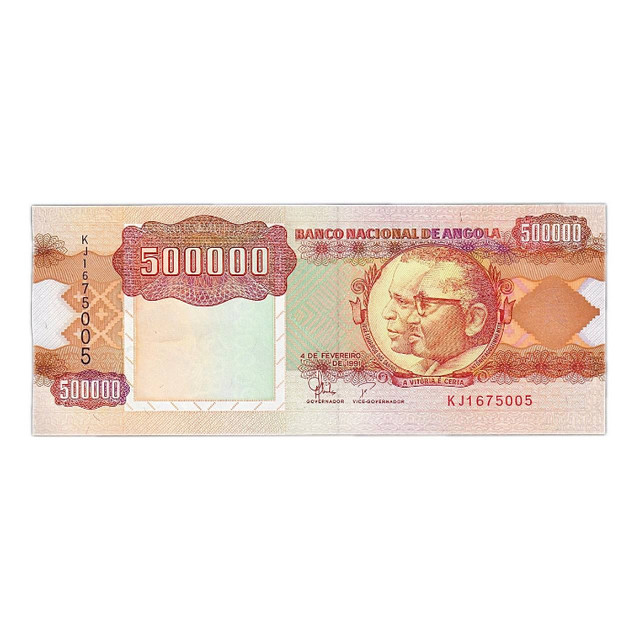 

Банкнота 500000 кванза Ангола 1991 аUNC