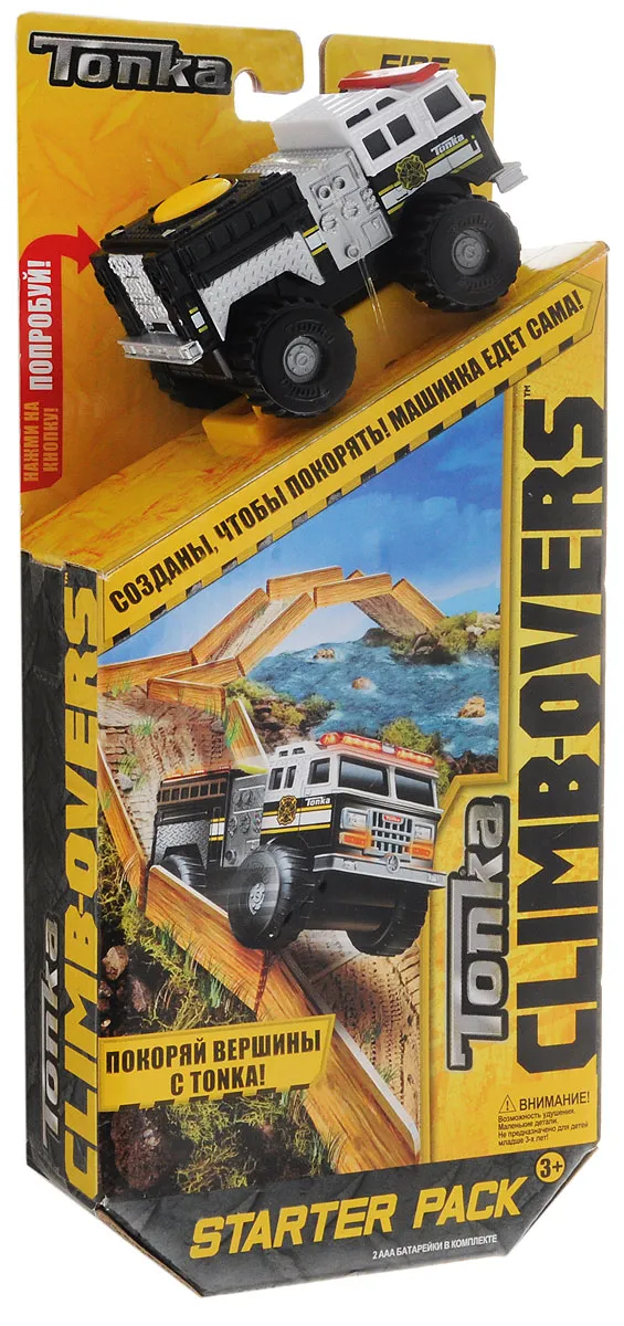 

Автотрек Tonka с машинкой Climb overs Fire Stomper 06660, Tonka Трек с машинкой Climb overs Fire Stomper 06660