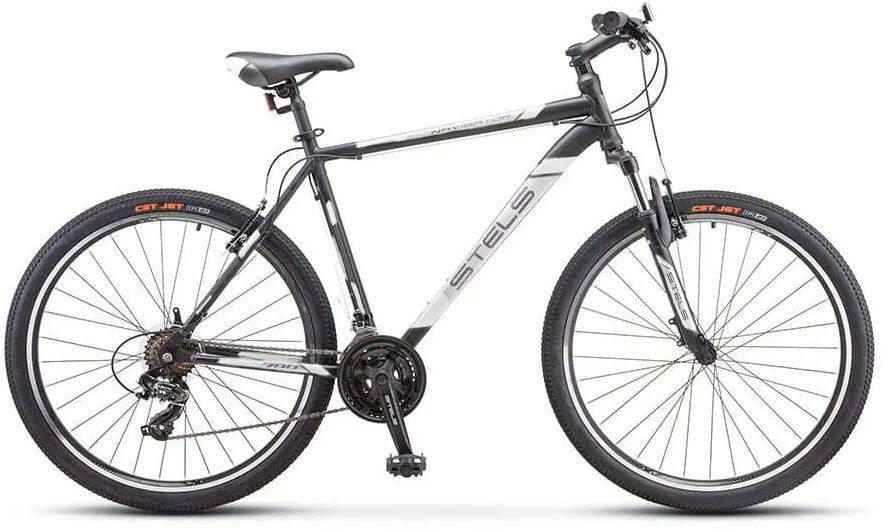 

Велосипед Stels Navigator 700 V F020 27,5" рама 21" Черный/Белый, Stels Navigator 700 V F020
