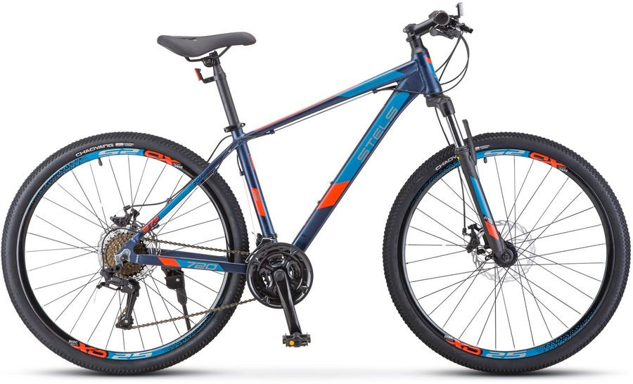 

Велосипед Stels Navigator 720 MD V010 27,5" рама 19" Тёмно-синий, Navigator 720 MD V010