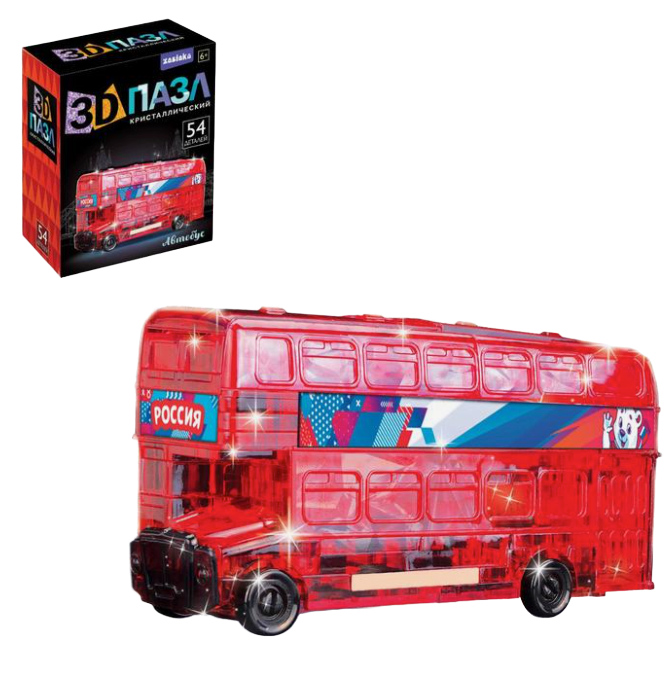 фото Пазл 3d «лондонский автобус», микс забияка
