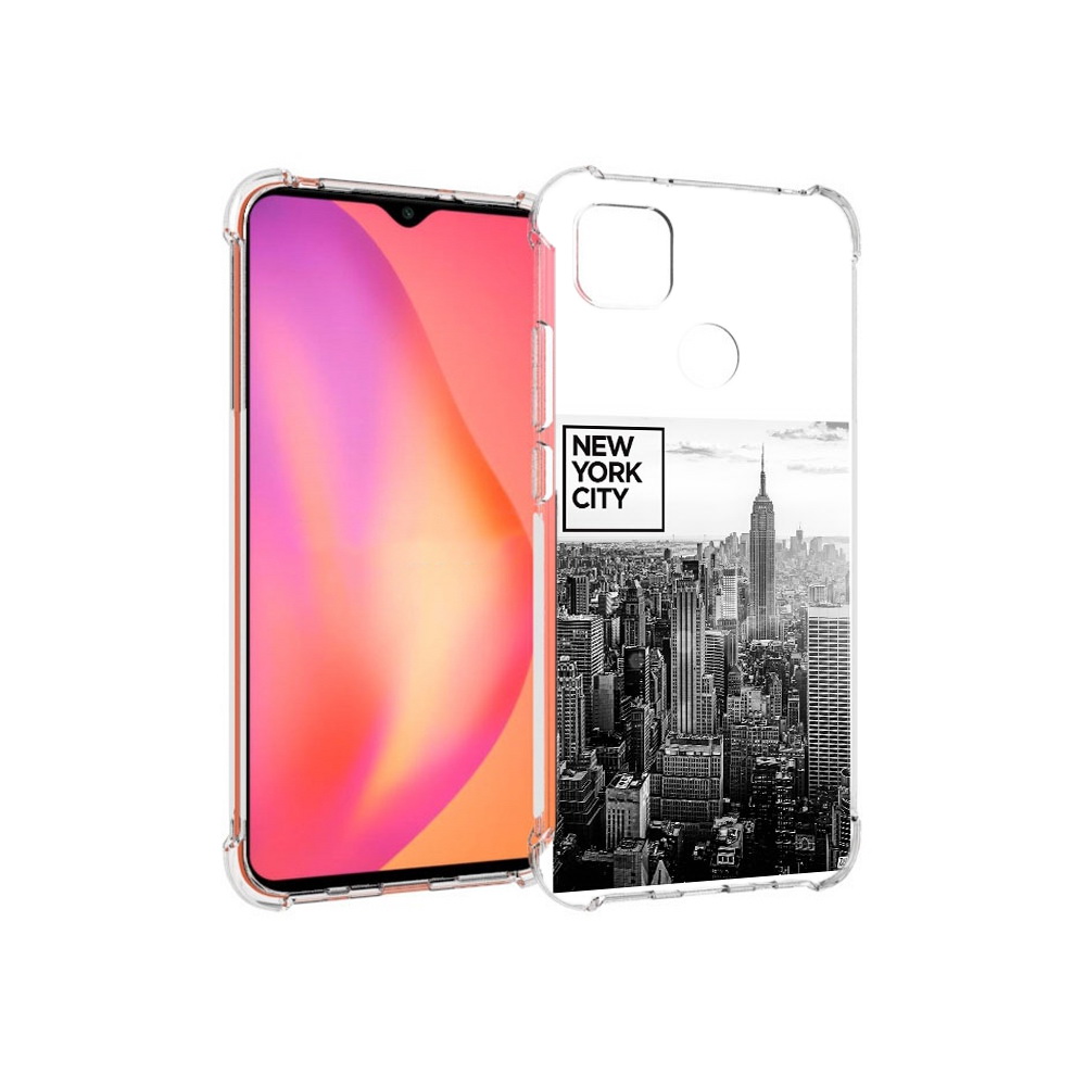

Чехол MyPads Tocco для Xiaomi Redmi 9C черно белый ньюерк (PT152115.265.686), Прозрачный, Tocco