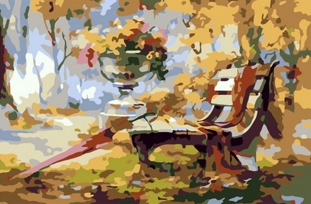 

Картина по номерам Paintboy (Premium) Золотая осень, Золотая осень