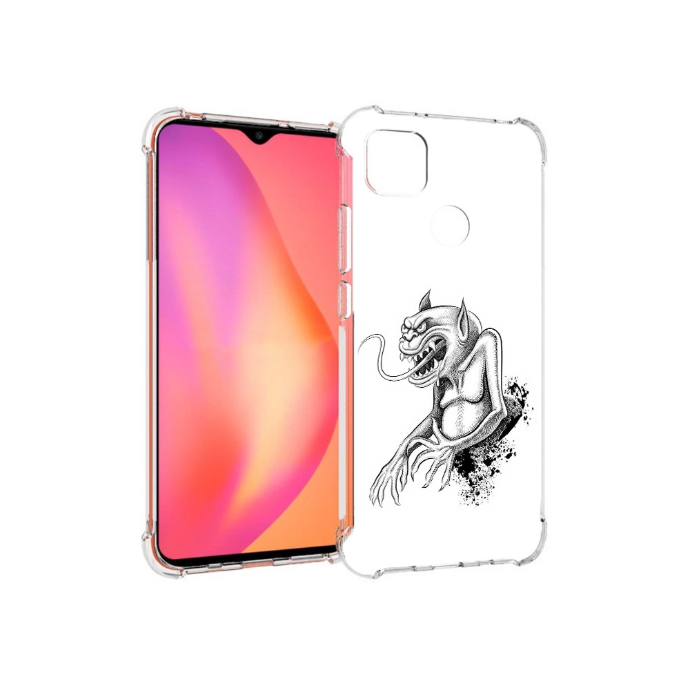 

Чехол MyPads Tocco для Xiaomi Redmi 9C чорт (PT152115.265.692), Прозрачный, Tocco