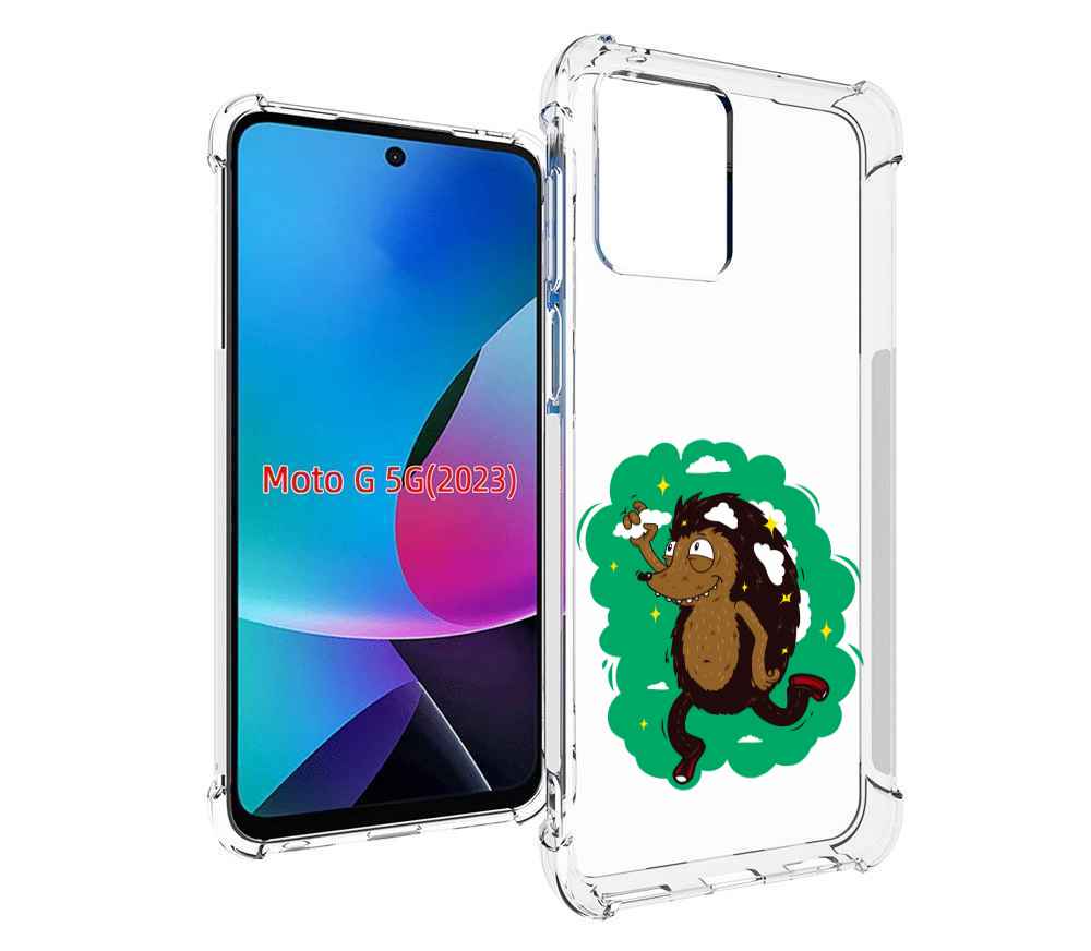 

Чехол MyPads Ежик в облаках для MOTO G 5G 2023, Tocco