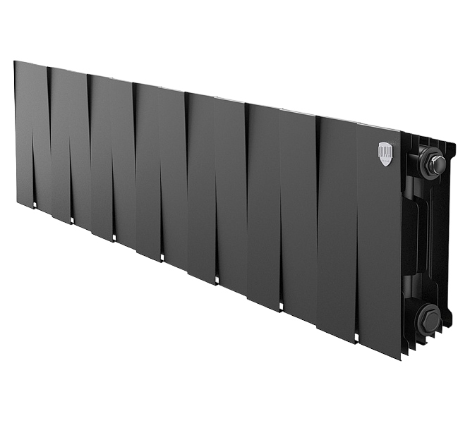 

Радиатор Royal Thermo PianoForte Noir Sable 200 x14 \ 14 секций \ биметаллический