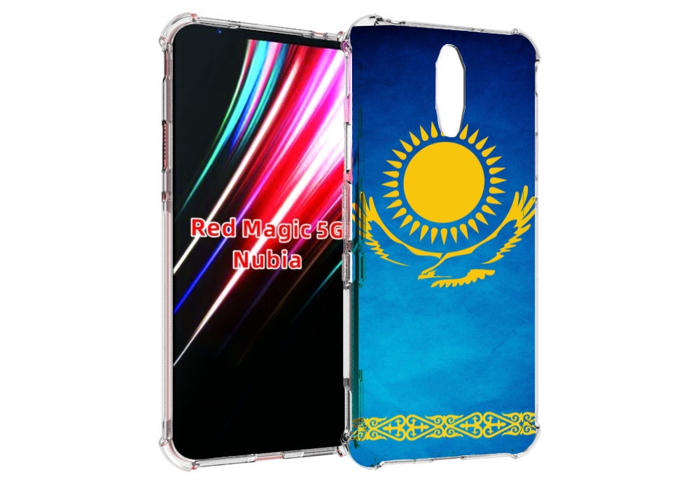 

Чехол MyPads герб и флаг казахстана для ZTE Nubia Red Magic 1 5G, Прозрачный, Tocco
