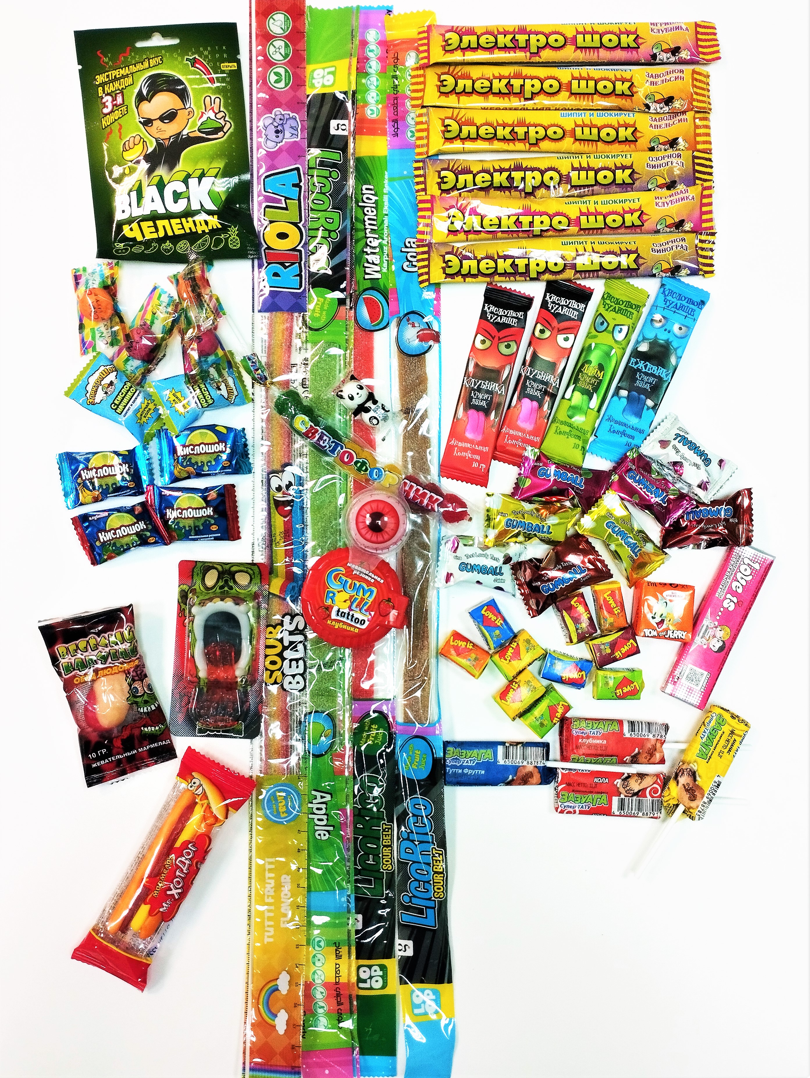 

Набор сладостей Мечта Сладкоежки Вкусы всего мира Жевательный, 53 шт, Жевательный