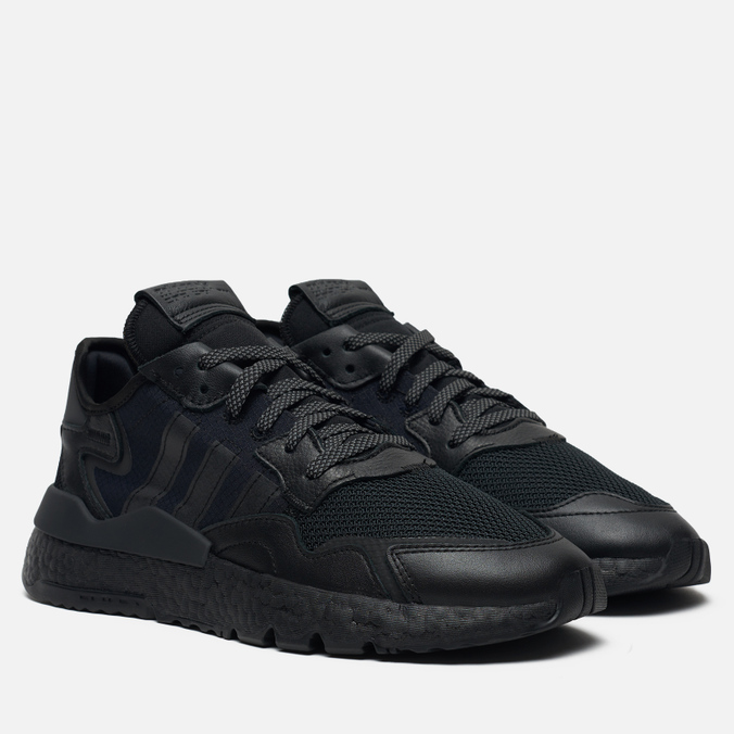 фото Кроссовки женские adidas nite jogger черные 38 eu