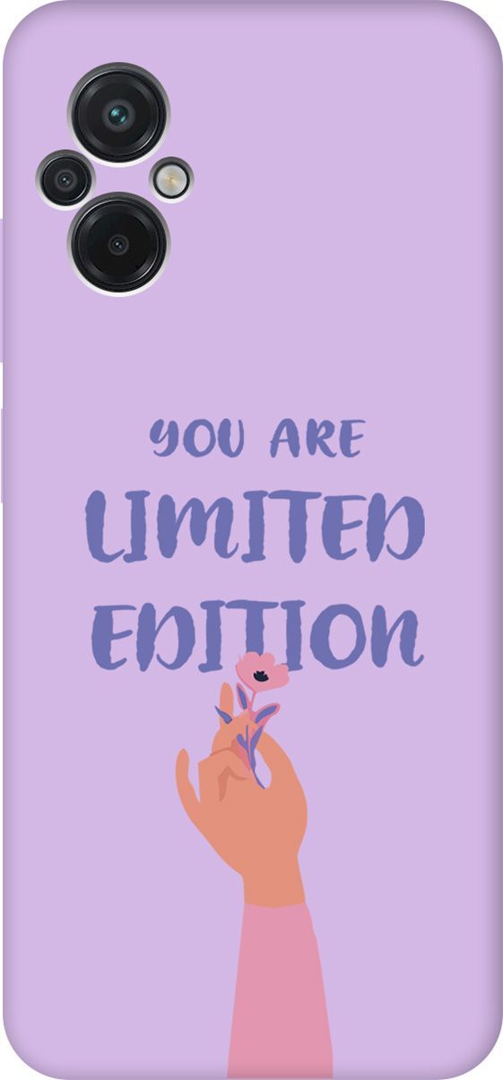 

Чехол на Xiaomi Poco M5 "Limited Edition" сиреневый, Фиолетовый, 15168