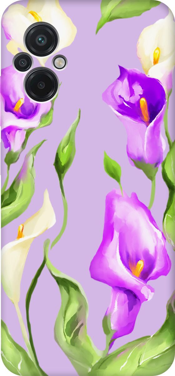 

Чехол на Xiaomi Poco M5 "Amazing Callas" сиреневый, Фиолетовый, 15169