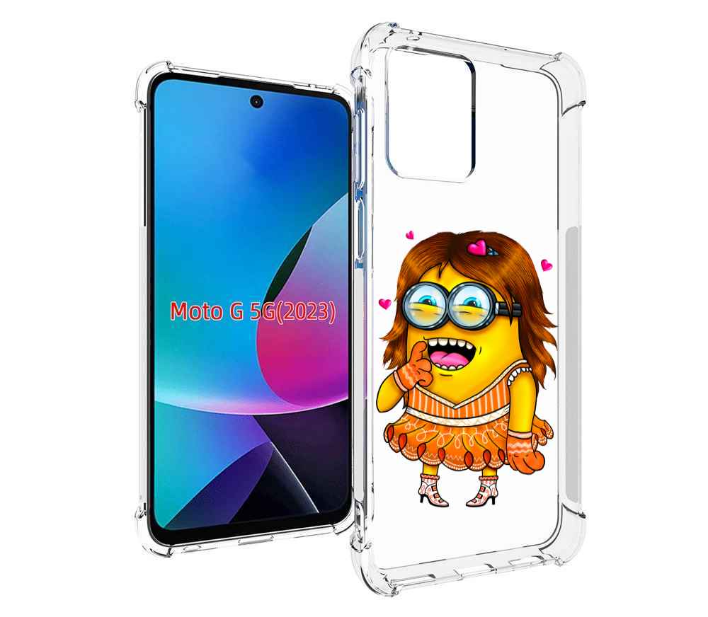 

Чехол MyPads Миньон девочка для MOTO G 5G 2023, Tocco