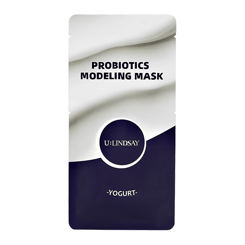 фото Маска для лица lindsay probiotics yogurt альгинатная моделирующая 50 г + 5 г