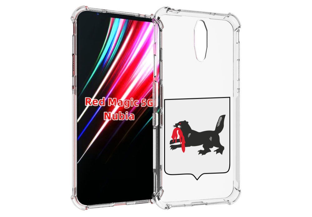 

Чехол MyPads герб-игркутскои-области для ZTE Nubia Red Magic 1 5G, Прозрачный, Tocco