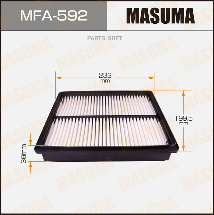 MASUMA Воздушный фильтр A-469 MASUMA (1/40)