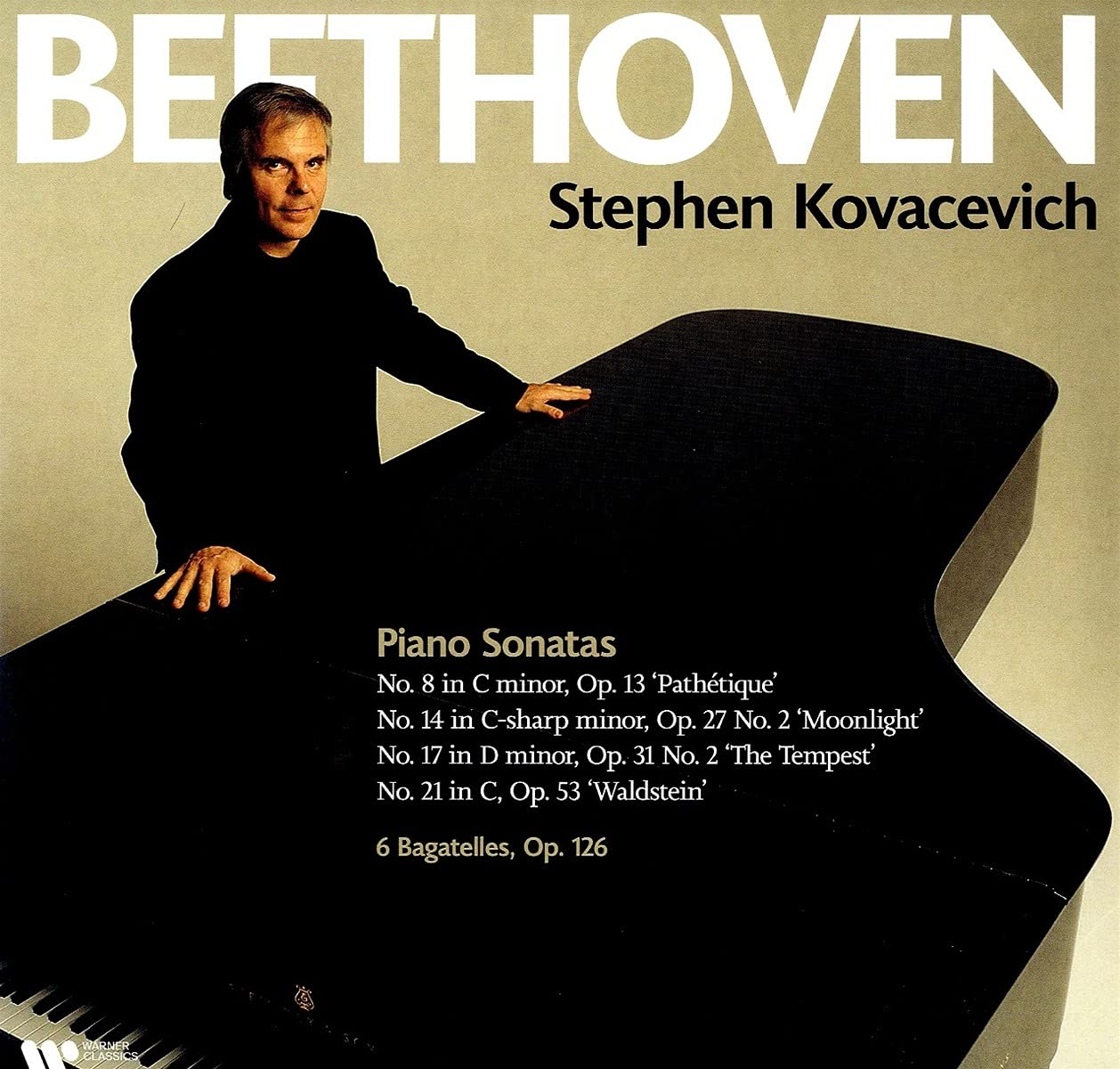 фото Stephen kovacevich beethoven: piano sonatas nos. 8, 14, 17 & 21, bagatelles op 126(2винил) мистерия звука