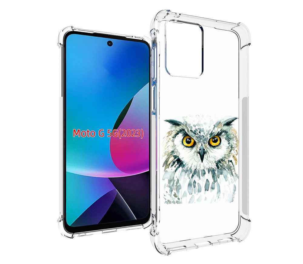 

Чехол MyPads Серьезная сова для MOTO G 5G 2023, Tocco