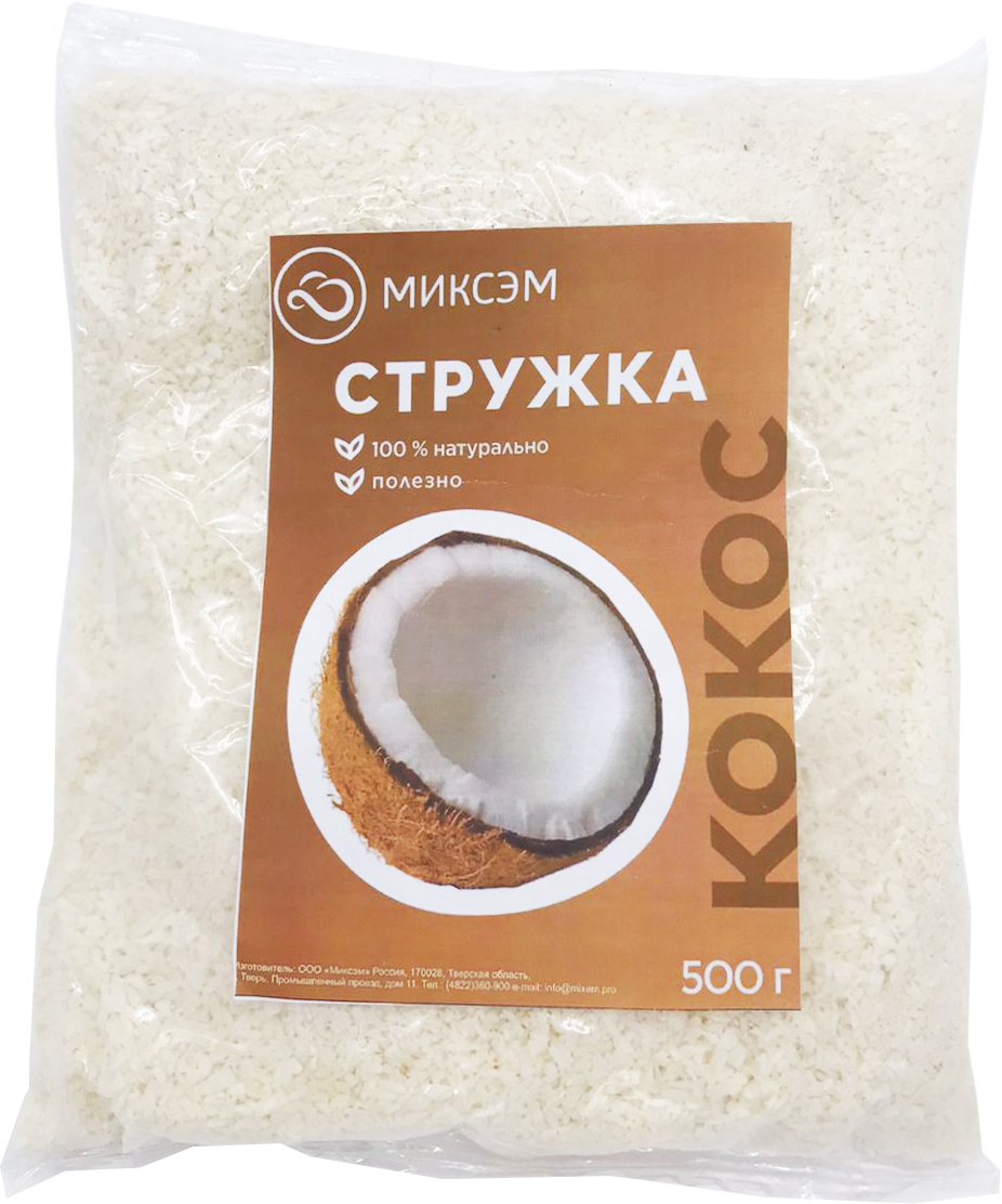 

Кокосовая стружка Миксэм, 500 г
