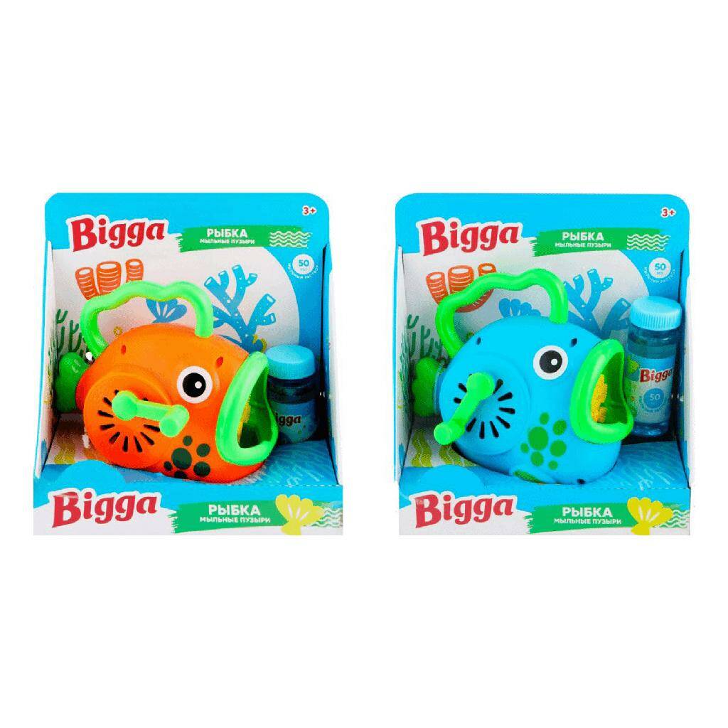 

Игрушка для воды Bigga Мыльные пузыри Рыбка в ассортименте
