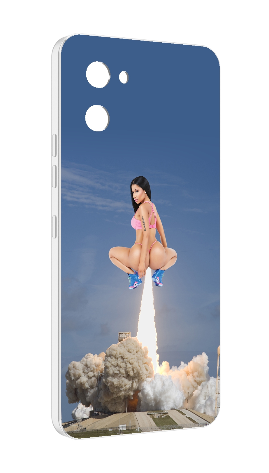 

Чехол MyPads ники-минаж-ракета детский для UMIDIGI G1, Прозрачный, Tocco