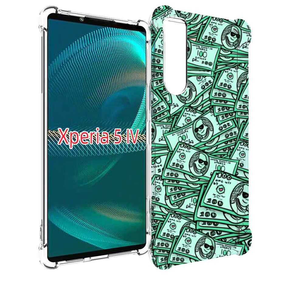 

Чехол MyPads доллары картинка для Sony Xperia 5 IV (5-4), Прозрачный, Tocco