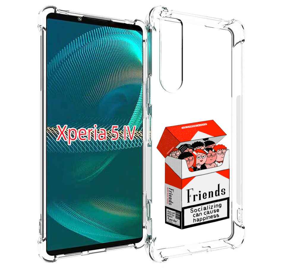 

Чехол MyPads друзья для Sony Xperia 5 IV (5-4), Прозрачный, Tocco