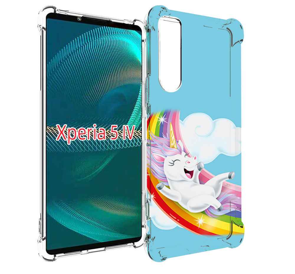 

Чехол MyPads единорог-на-радуге для Sony Xperia 5 IV (5-4), Прозрачный, Tocco