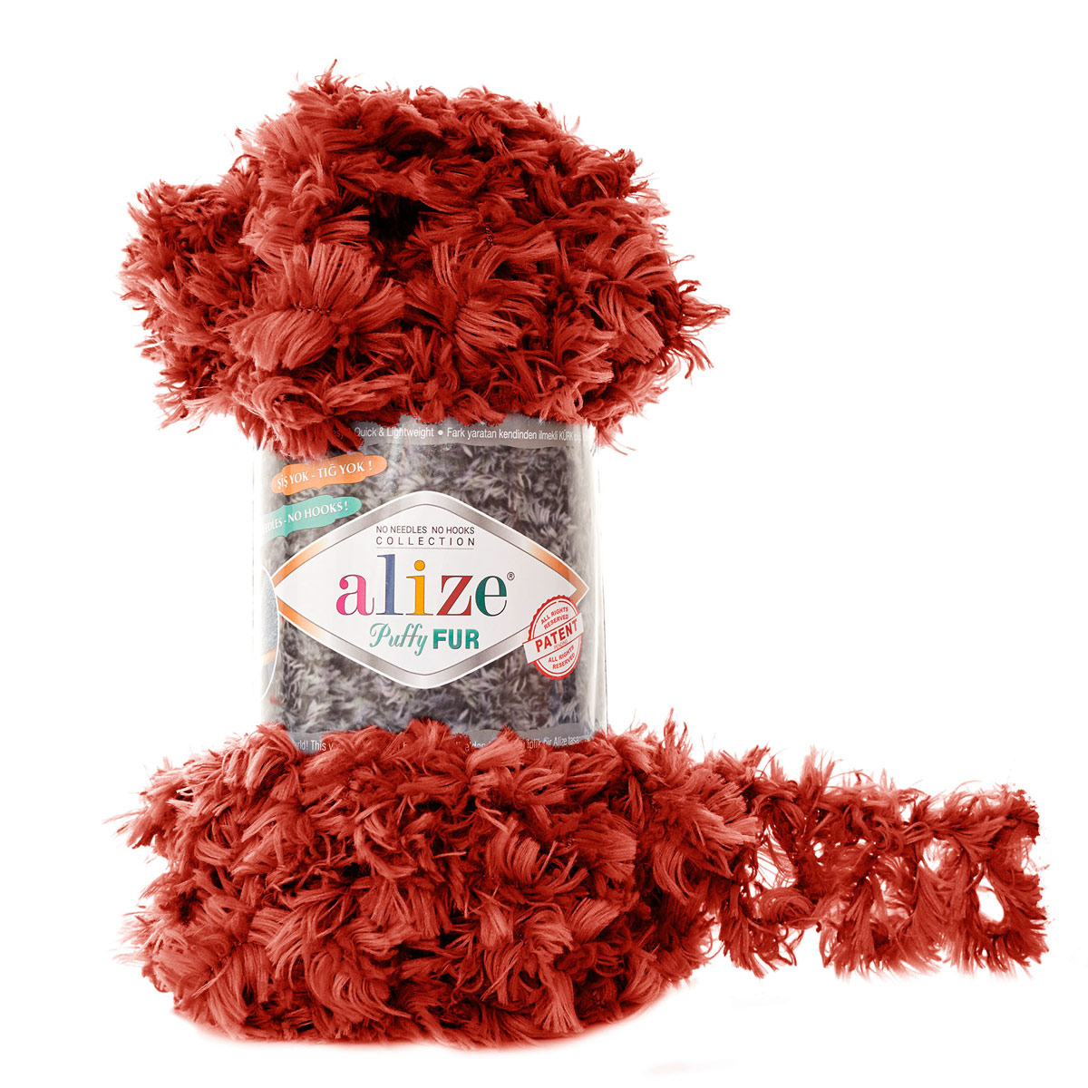 

Пряжа Alize 'Puffy Fur' 100г, 6м (100% полиэстер) (6118), 5 мотков