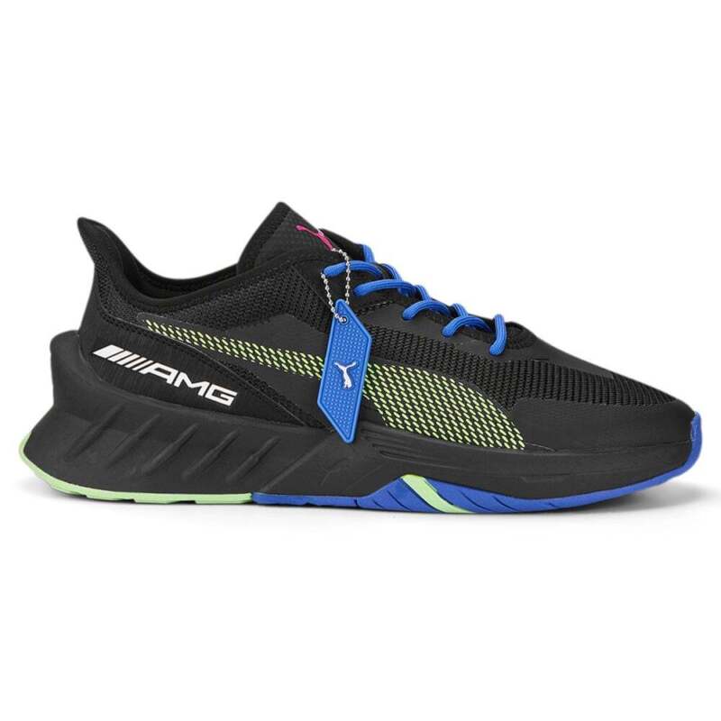 Кроссовки Puma Mapf1 AMG Maco SL для мужчин, размер 42, 30747102, Black-Royal Sapph