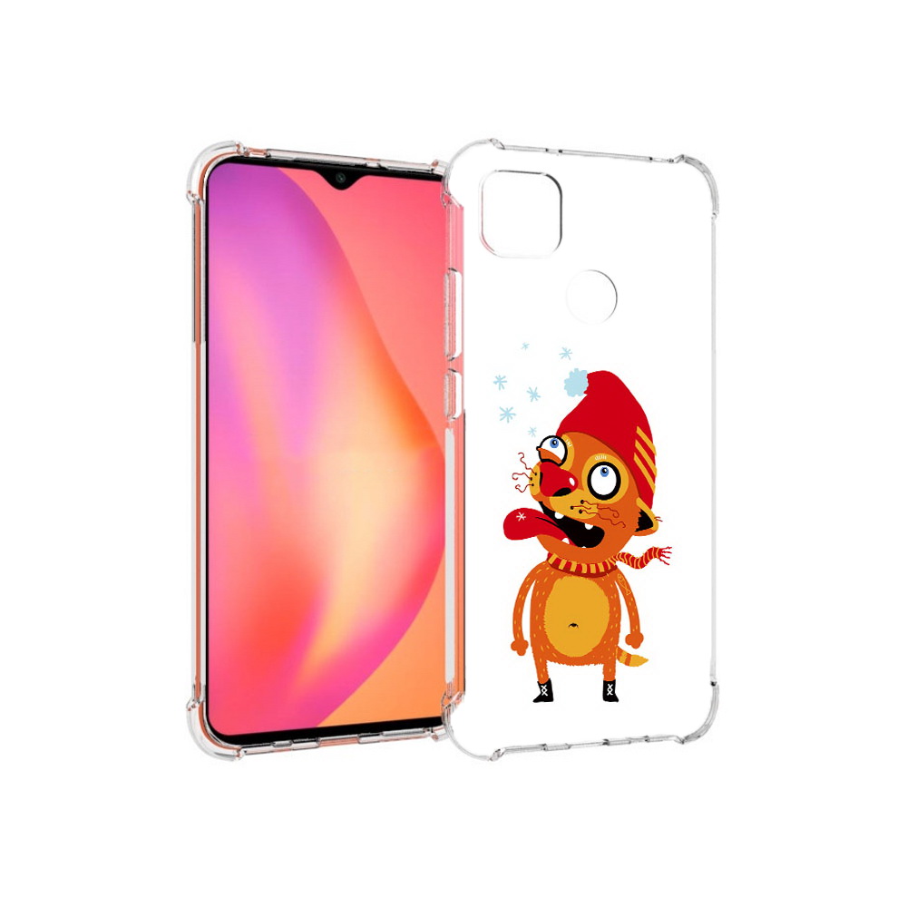 Чехол MyPads Tocco для Xiaomi Redmi 9C Зимний кот (PT152115.265.88)