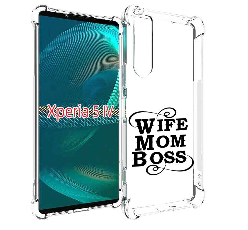 

Чехол MyPads жена-мама-босс для Sony Xperia 5 IV (5-4), Прозрачный, Tocco